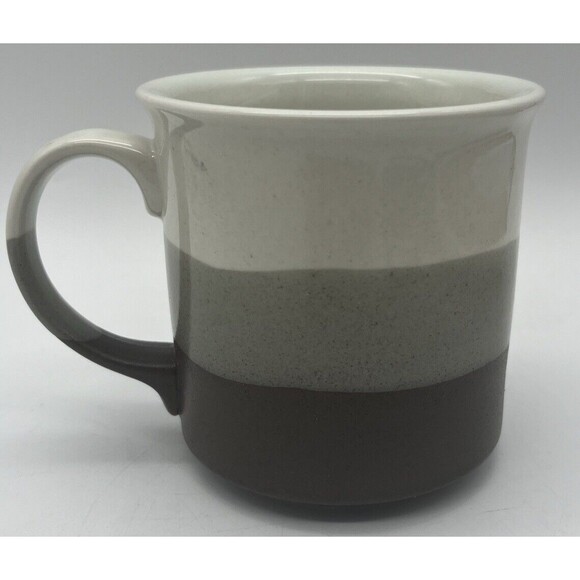 Vtg Otagiri Desert Scene Coffee Mug Brown Grey White Sunset Cactus Desert Scene - Picture 3 of 7